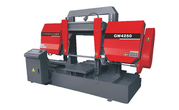 桥头镇GW4250双柱龙门卧式带锯床