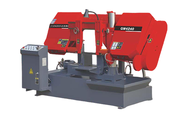 桥头镇GW4240双柱卧式带锯床